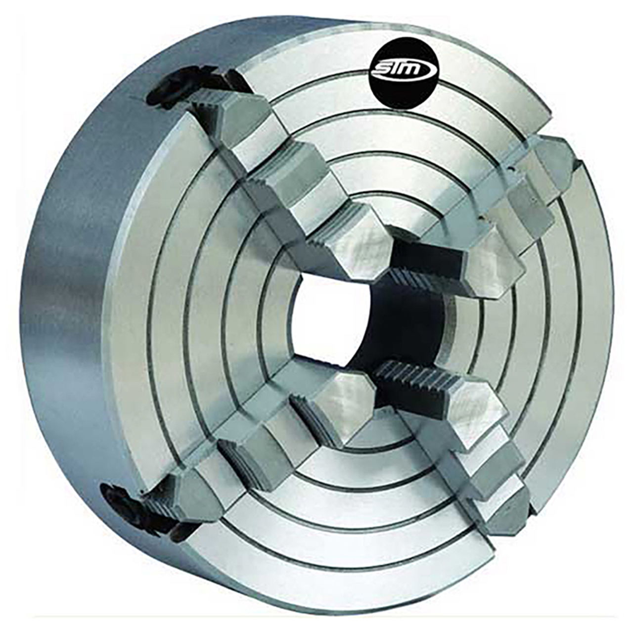STM 4445805 | 8" Size 4 Jaw Cast Iron Manual Lathe Chuck
