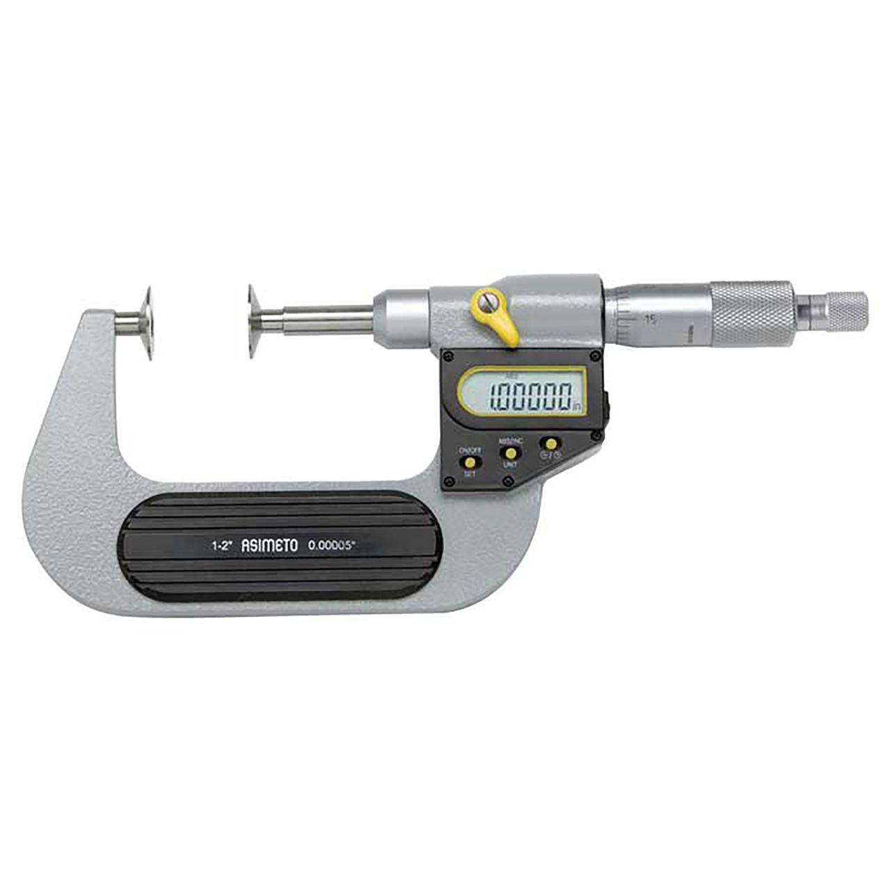 Asimeto 7145031 | 20.00mm Diameter x 3" Maximum Measurement Digital Disc Micro Meter