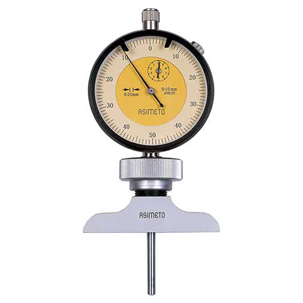 Asimeto 7473041 | 4" Maximum Measurement 0.001" Graduation Dial Depth Gage