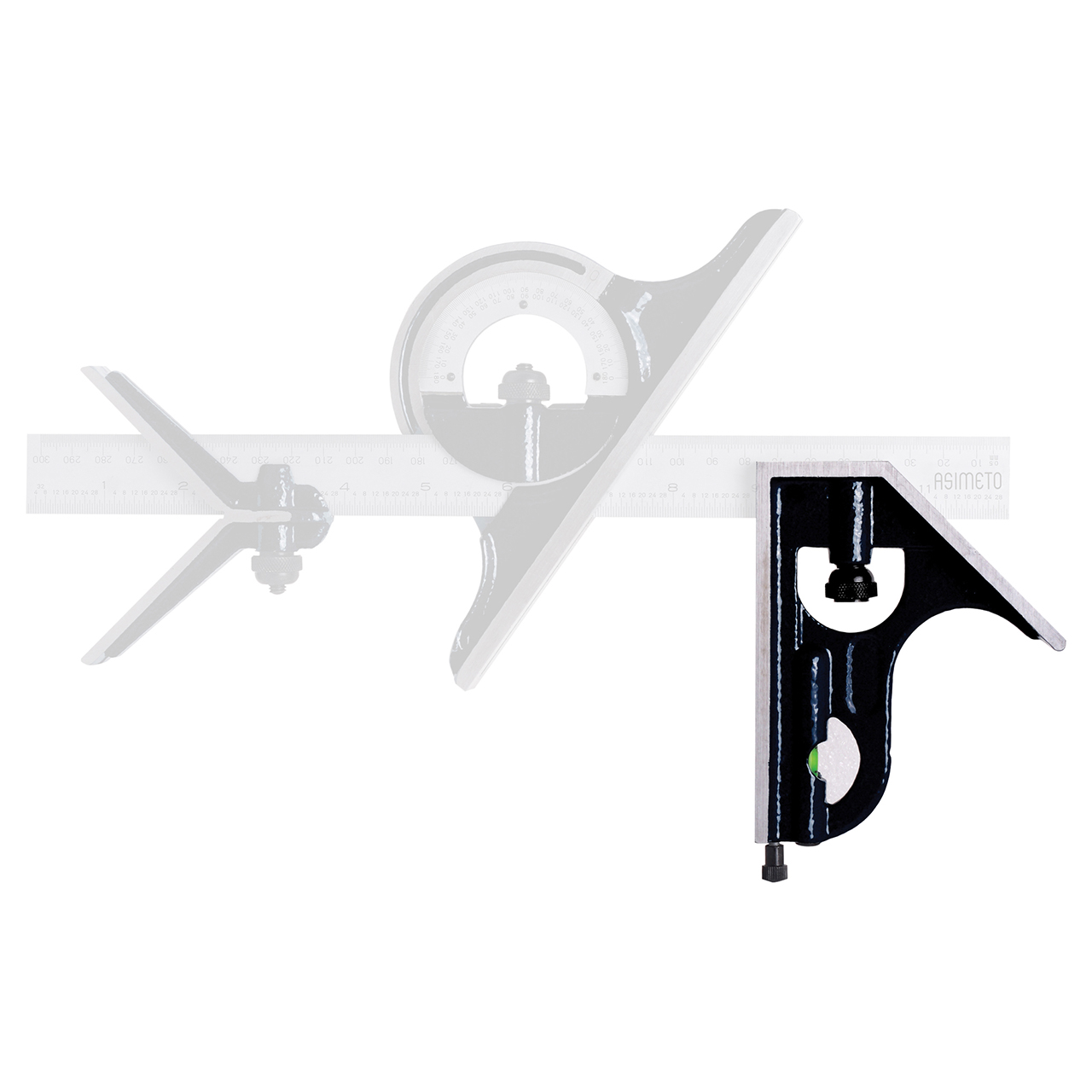 Asimeto 7490270 | 12" - 24" Length Square Head