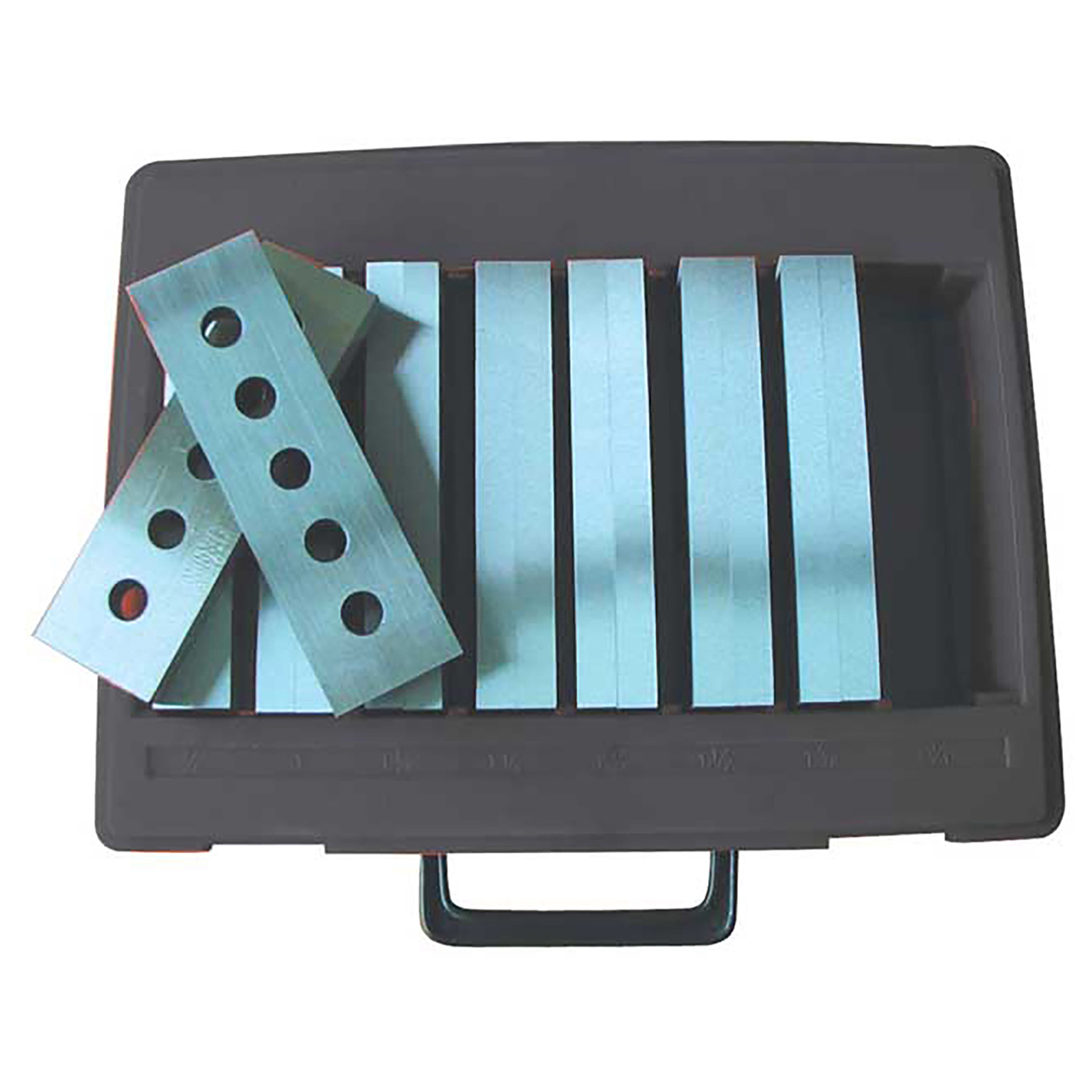 Asimeto 7607101 | 1/32" Thickness x 6" Length x 10 Pairs Precision Parallel Set