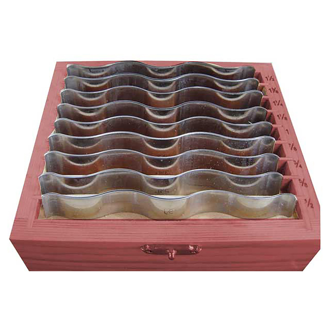 Asimeto 7607660 | 4-1/4" Length Wavy Parallel Set