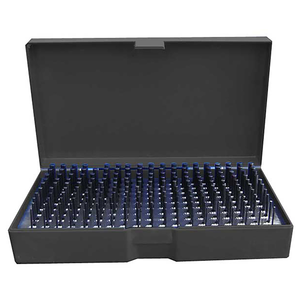 Asimeto 7697042 | 0.6250" Maximum Measurement 125 Pieces Bright Coated Pin Gage Set