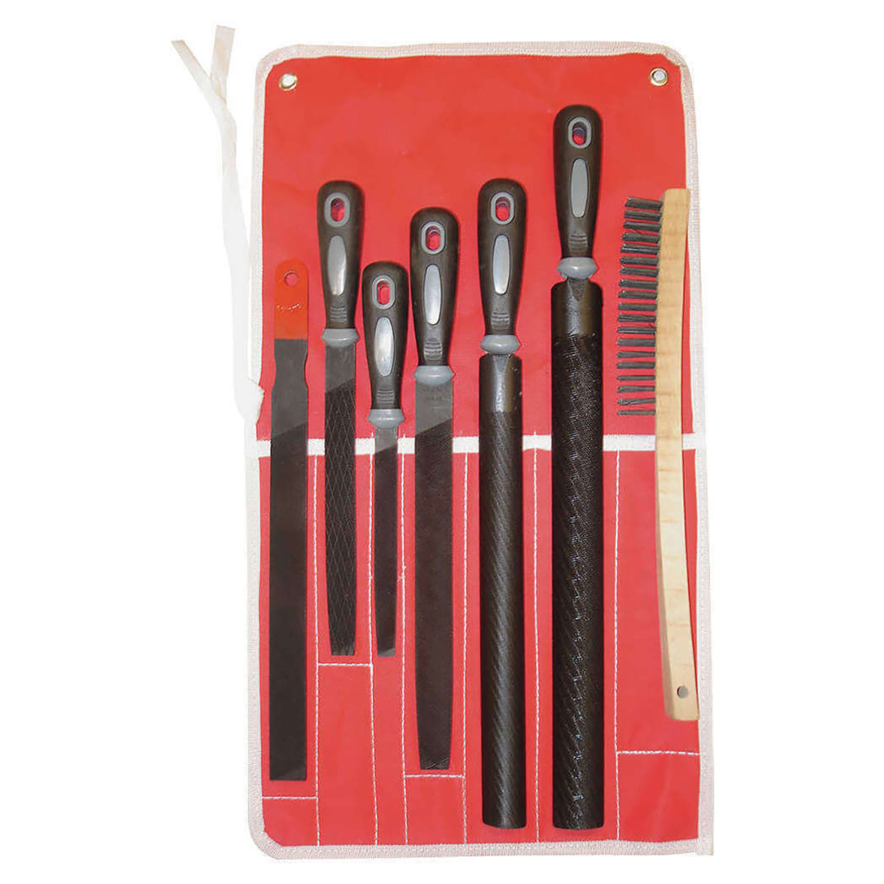 Simonds 78761532 | 20-1/8" Length x 4" Width x 4" Thickness American-Pattern Oil-Gas and Wind File Set - 7 Piece