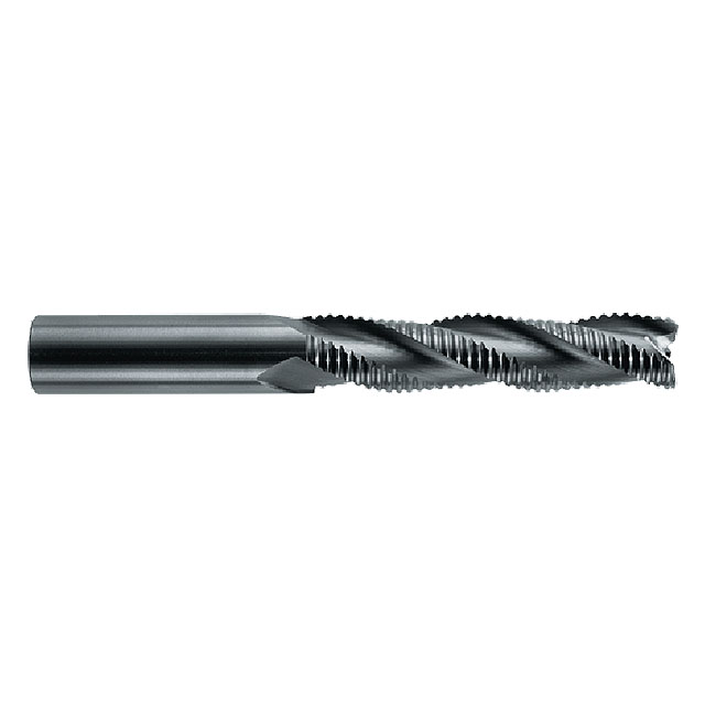 RobbJack WRU-303-16-DLC | 0.500" Diameter x 0.500" Shank x 4.000" OAL 3 Flute DLC Coated Roughing End Mill
