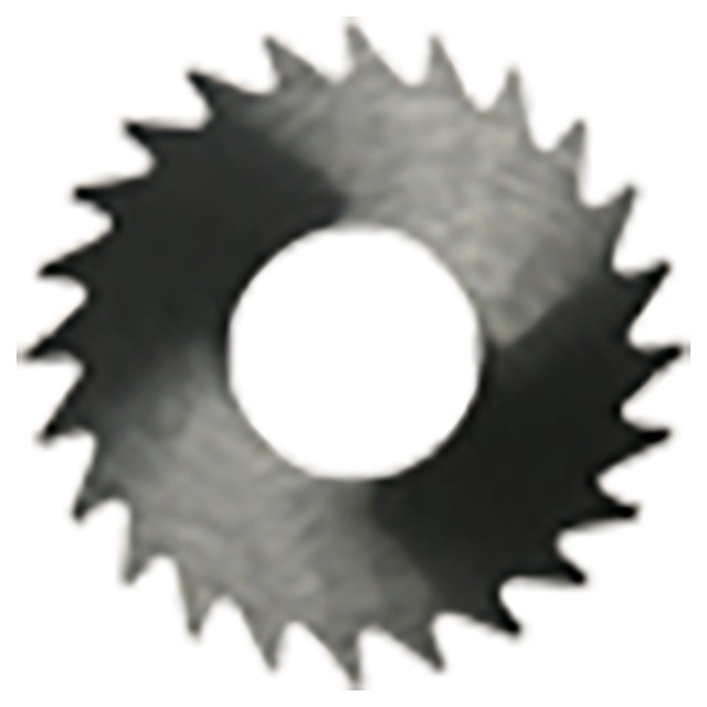 RobbJack C07-0350-08-20 | 0.250" Diameter x 0.035" Thickness 20 Teeth Uncoated Slitting Saw