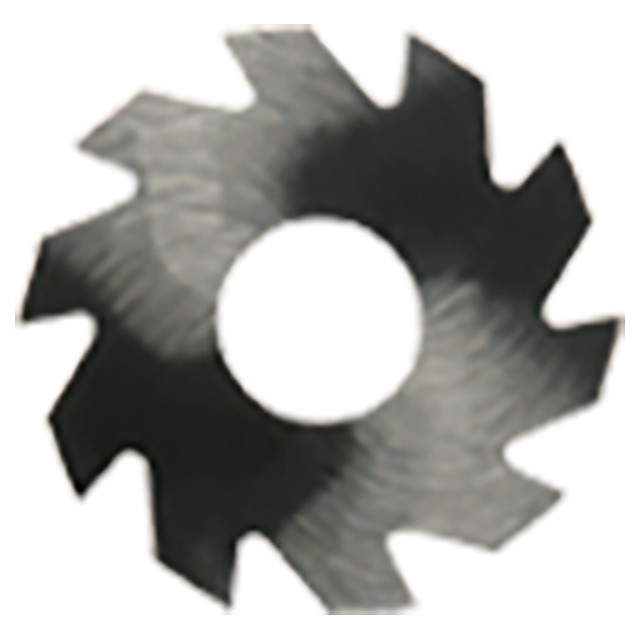 RobbJack M25-6000-08-12 | 8.00mm Diameter x 6.00mm Thickness 12 Teeth Uncoated Slitting Saw