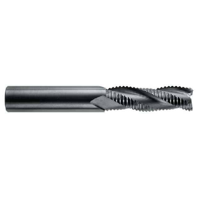 RobbJack WRU-301-24-DLC | 0.7500" Diameter x 0.7500" Shank x 5.2500" OAL 3 Flute DLC Coated Roughing End Mill
