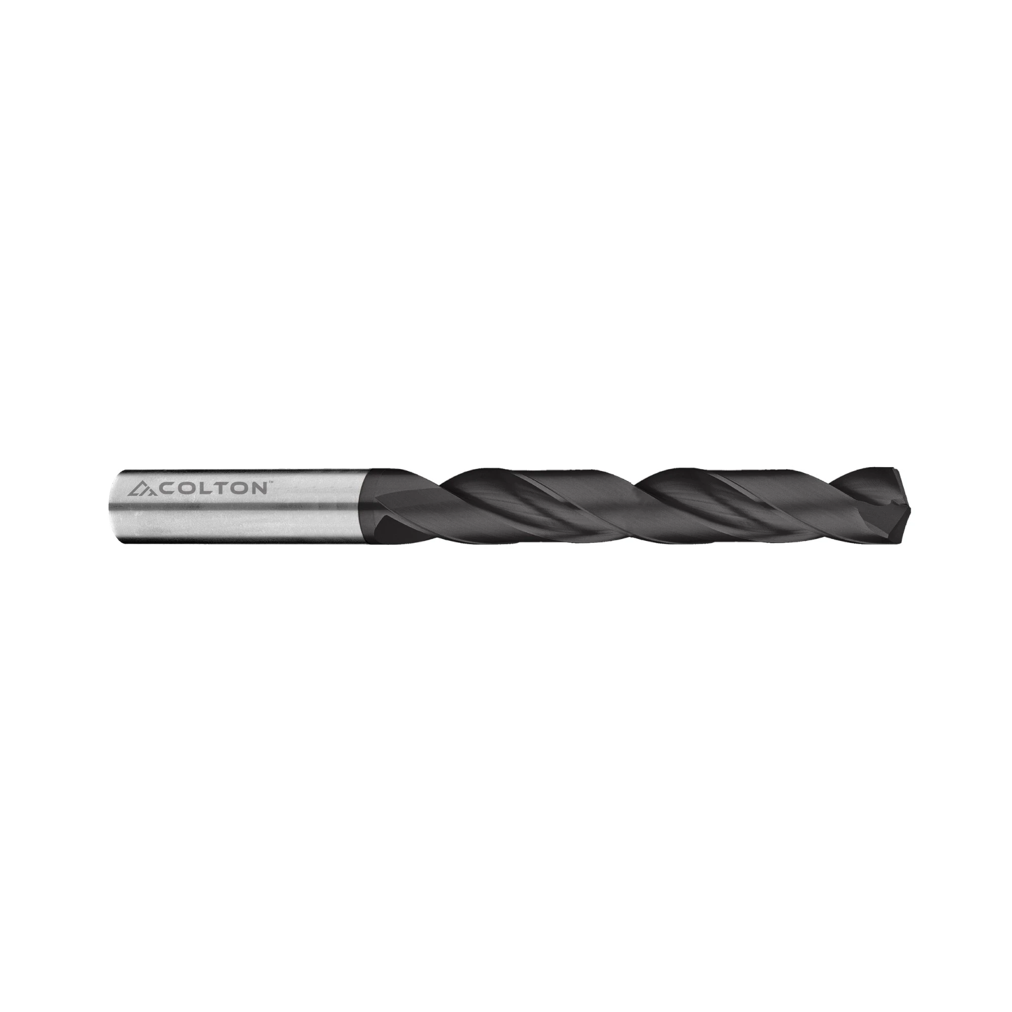 Colton Industrial Tools 65080 | 0.1660" Diameter x 0.1660" Shank x 2-3/4" OAL x 1-5/8" LOC 118 Degree Point Angle CCT-3 Coated Carbide Jobber Length Drill Bit