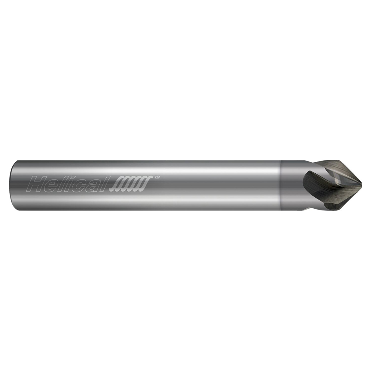 Helical Solutions 86282 | HMAF-AL-4 0.3750" Diameter x 0.3750" Shank x 2.5000" OAL x 0.0234" Radius 4 Flute Nplus Coated Barrel Cutter End Mill