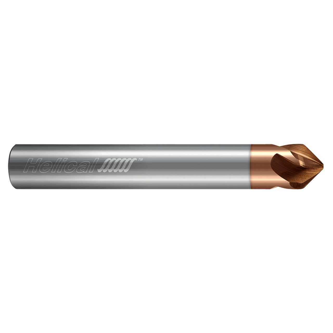 Helical Solutions 86325 | HMAF-FE-4 0.250" Diameter x 0.250" Shank x 2.000" OAL x 0.125" Radius 4 Flute Tplus Coated Barrel Cutter End Mill