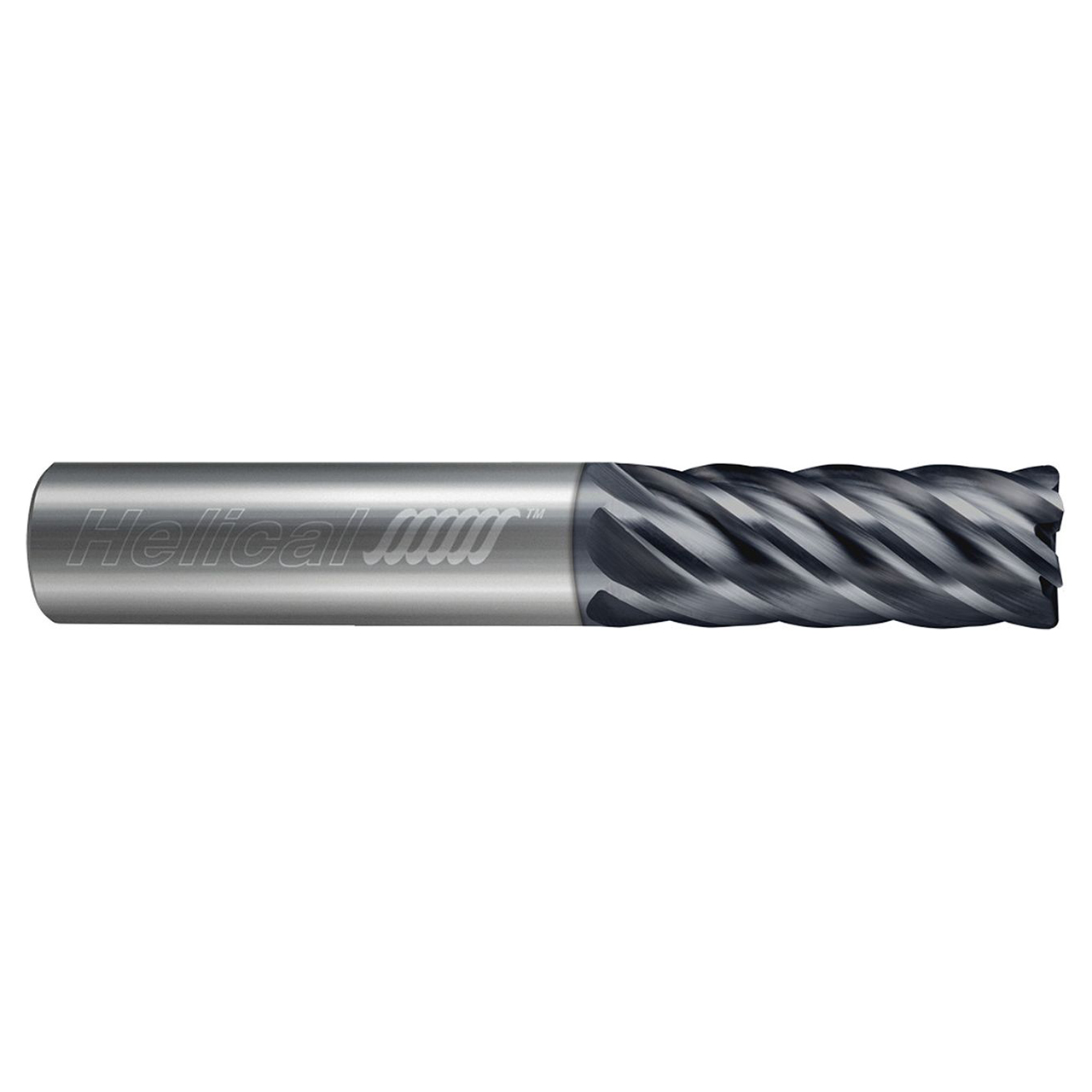 Helical Solutions 88372 | HEV-6 0.3125" Diameter x 0.3125" Shank x 3.0000" OAL x 0.0300" Radius 6 Flute Aplus Coated Corner Radius End Mill