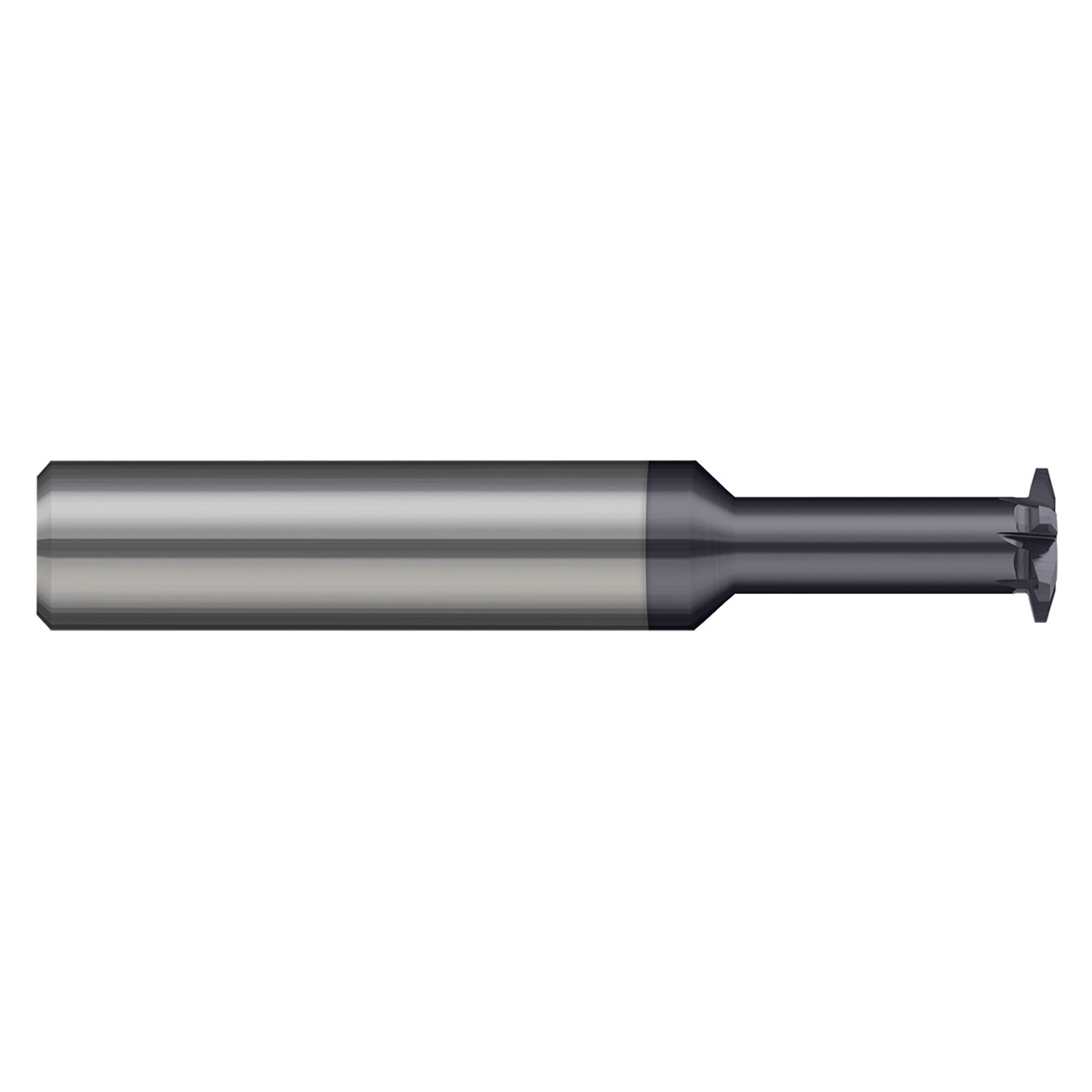 Harvey Tool 736975 | 0.450" Diameter x 1/2" Shank x 0.079" LOC x 3" OAL 6 Flute Uncoated Single Profile Thread Mill