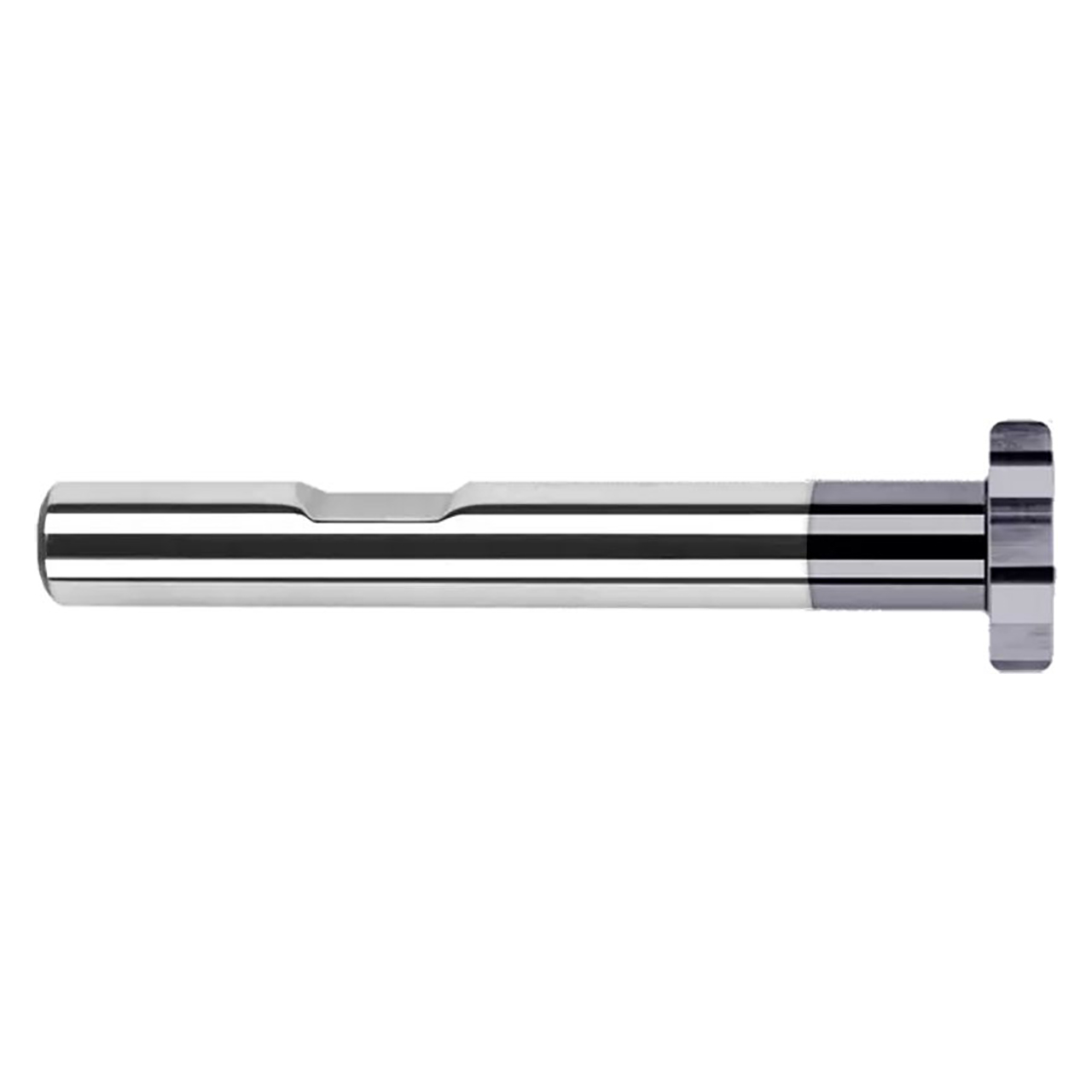 Harvey Tool 721910 | 1/2" Diameter x 1/4" Shank x 3-1/32" OAL 8 Flute Uncoated Keyseat Cutter
