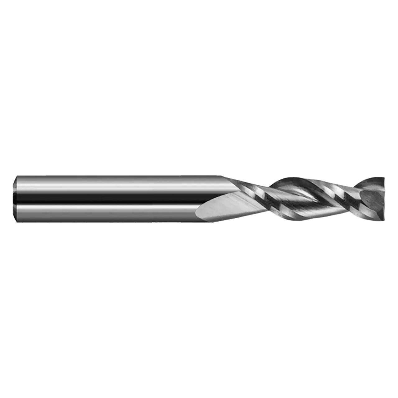 Harvey Tool 732362 | 1/16" Diameter x 1/8" Shank x 1/2" LOC x 2" OAL 2 Flute Uncoated Square End Mil