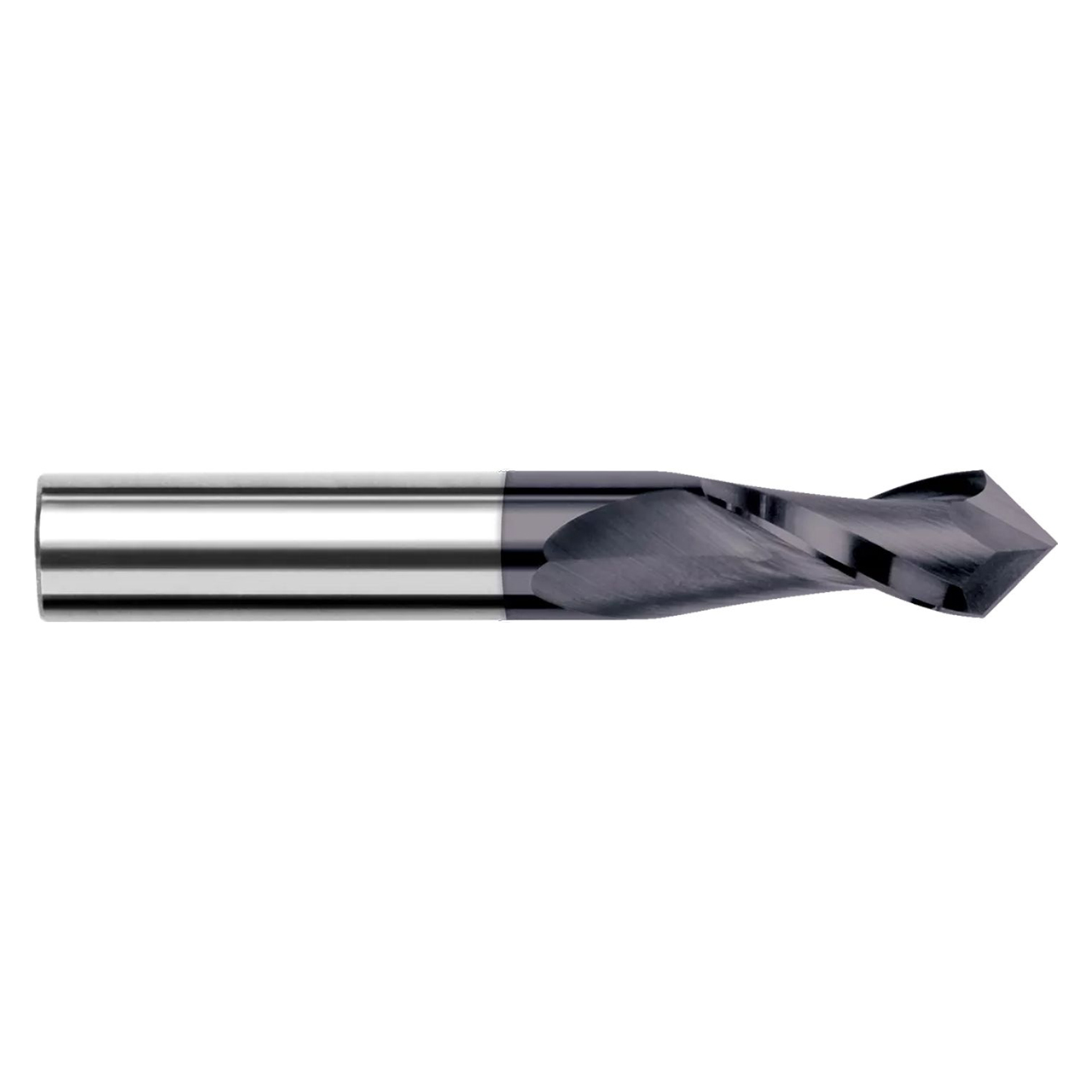 Harvey Tool 756432 | 1/2" Diameter x 1/2" Shank x 1" LOC x 3" OAL 2 Flute Uncoated Drill Mill