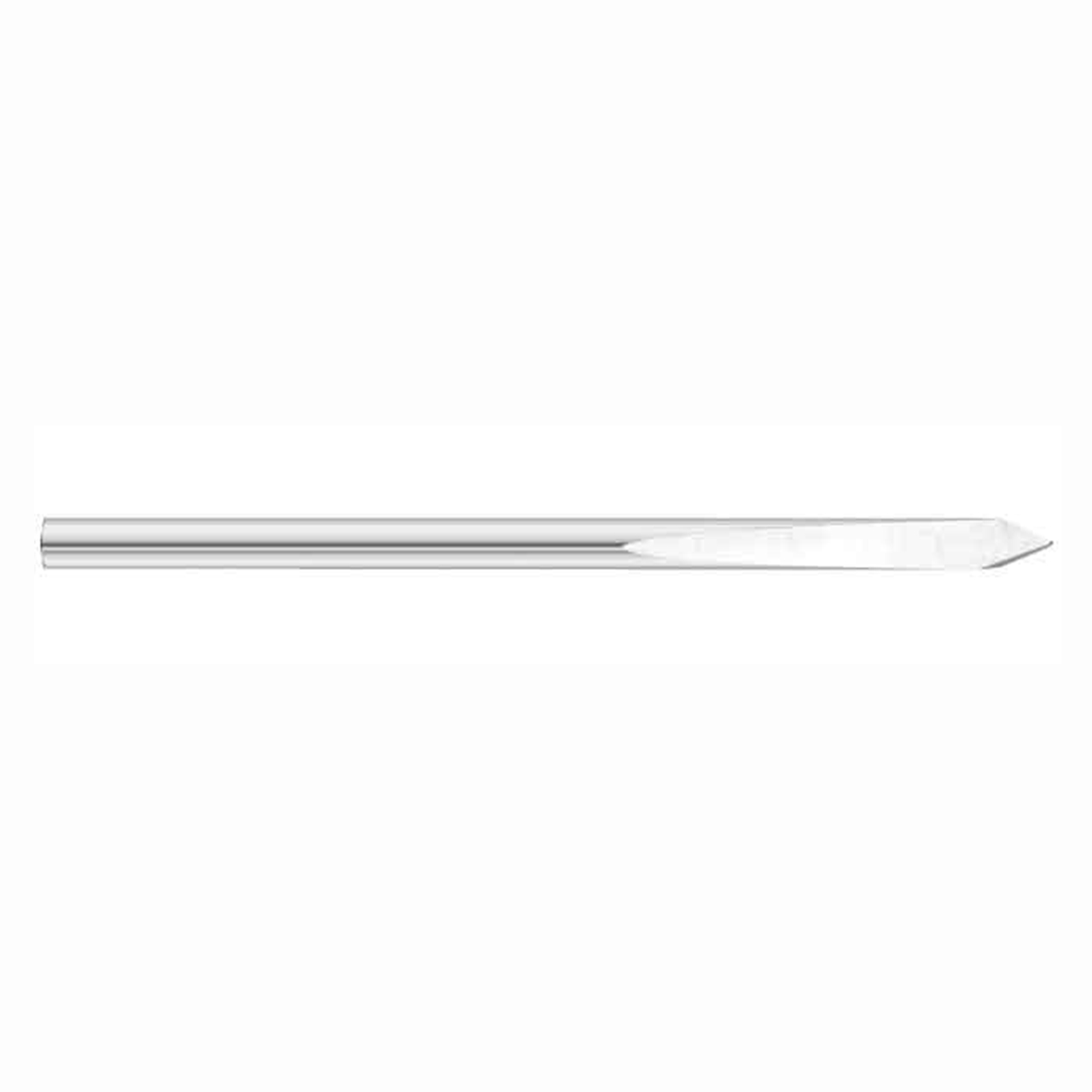 Carbro DD-1562-6 | 0.1562" Diameter x 6" OAL x 35 Degree Point Angle 2 Flute Solid Carbide Spade Drill