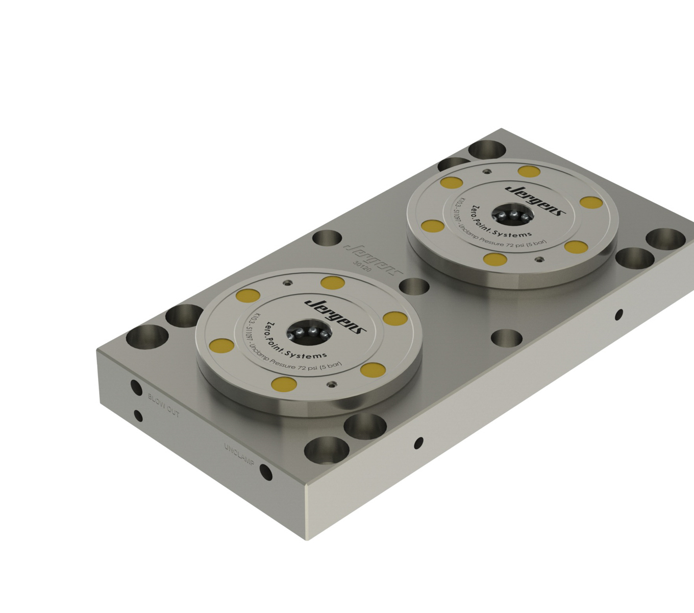 Jergens 30120 | K10 Stud Size Fixture Plate