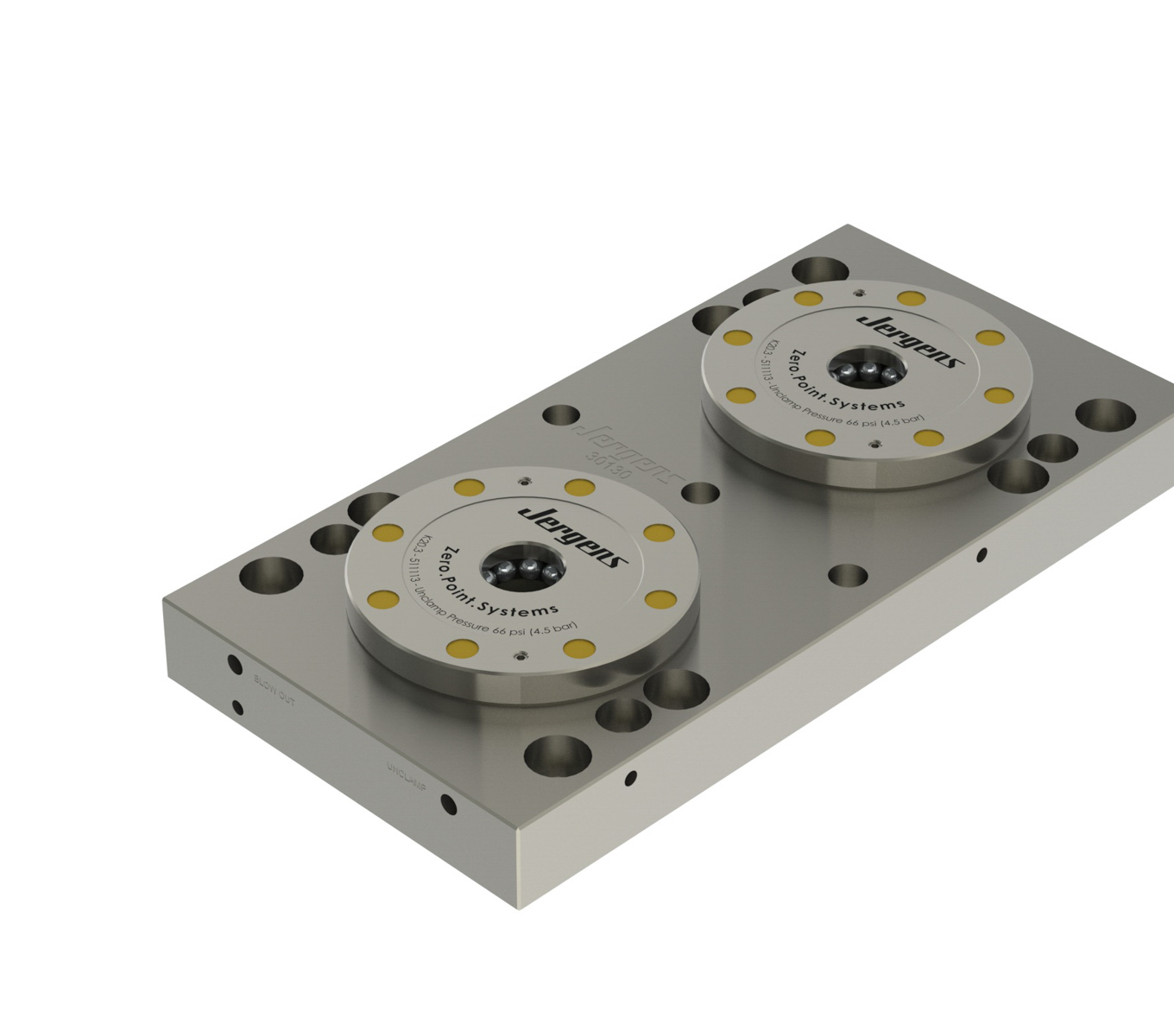 Jergens 30130 | K20 Stud Size Fixture Plate