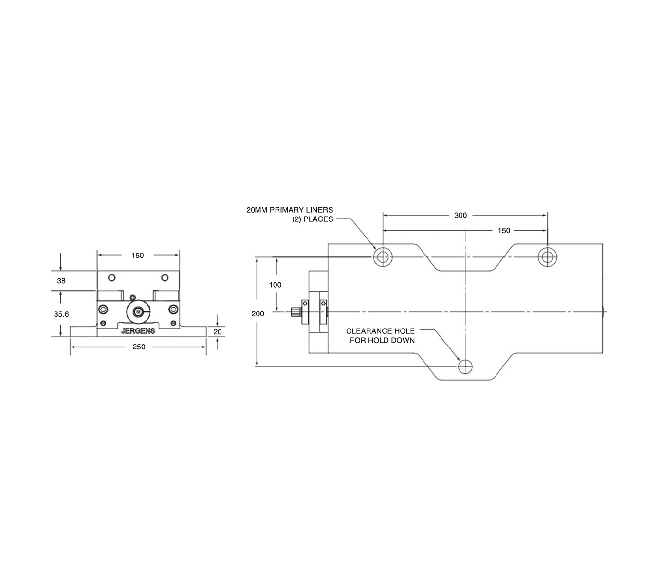 Jergens 69406SC | 150.00mm Diameter Production Vise