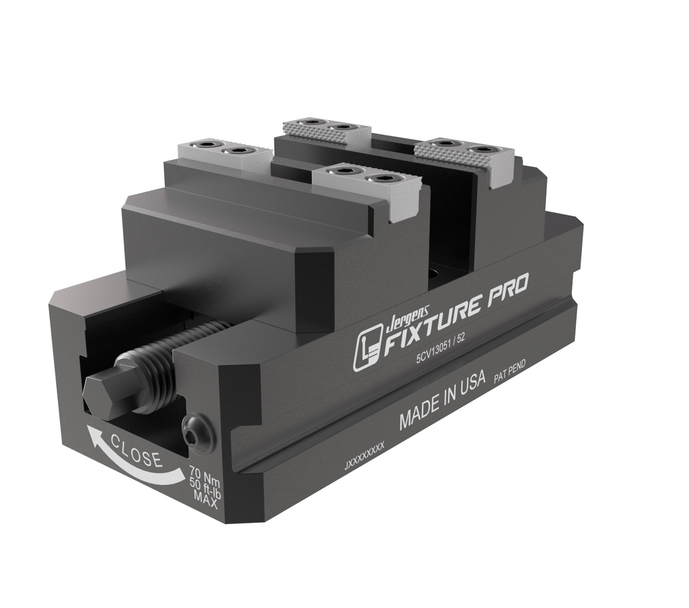 Jergens 5CV13051-IN | 75.00mm Diameter Self-Centering Vise