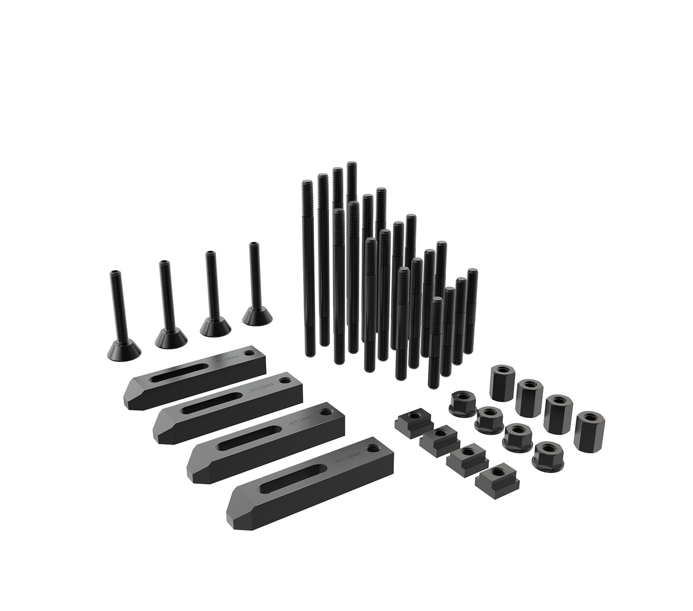 Jergens 45027 | 5/8"-11 Thread Size x 13/16" Width Set-Up Kit