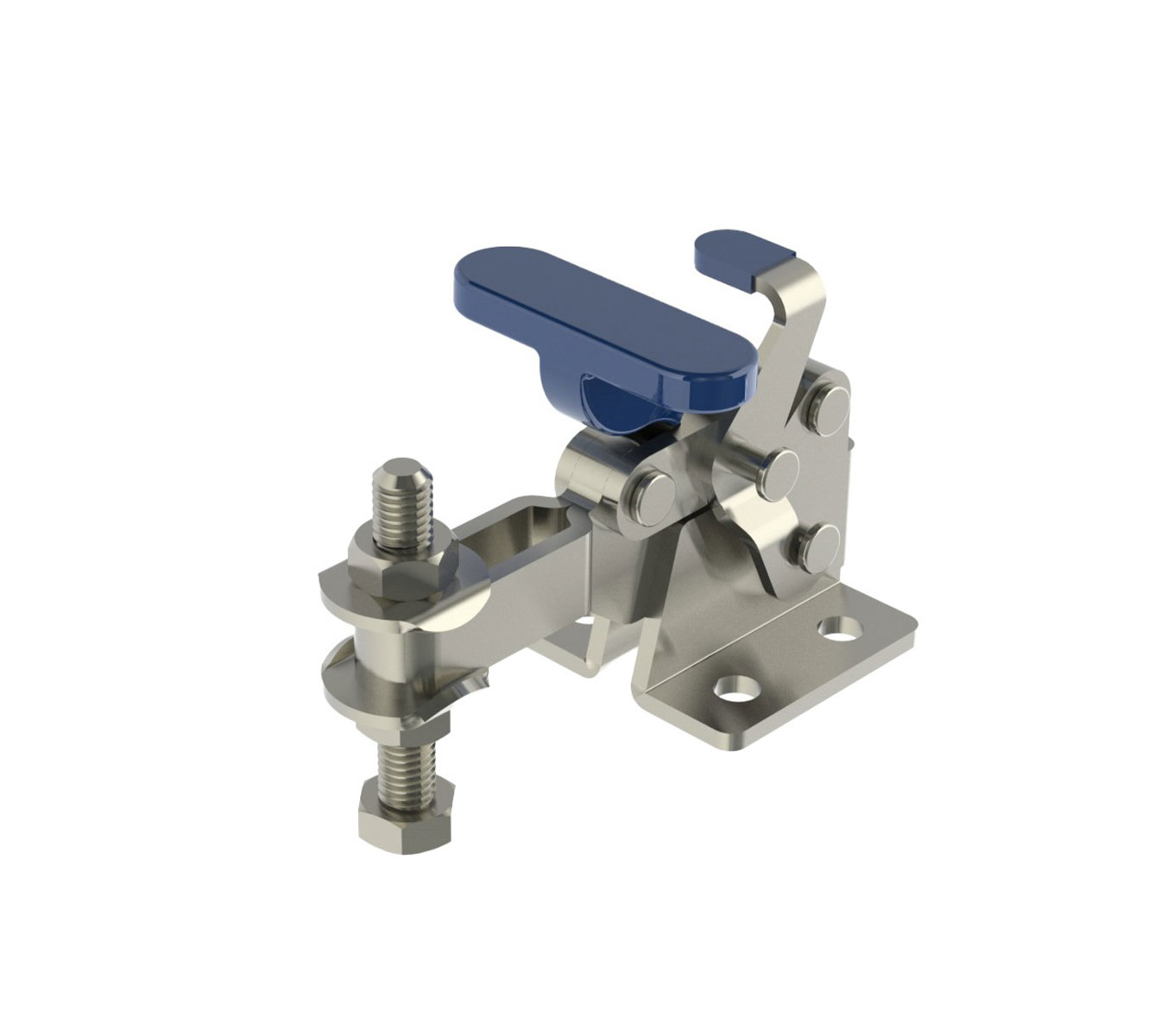 Jergens 70161-SS | 337 lbs Holding Capacity T-Handle Horizontal Toggle Clamp