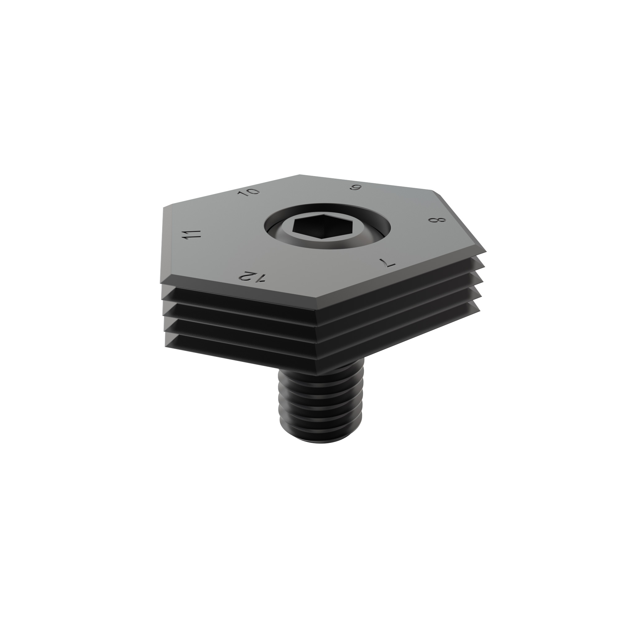 Jergens 68662 | M12 Thread x 17800 lbs Holding Force Adjustable Clamp