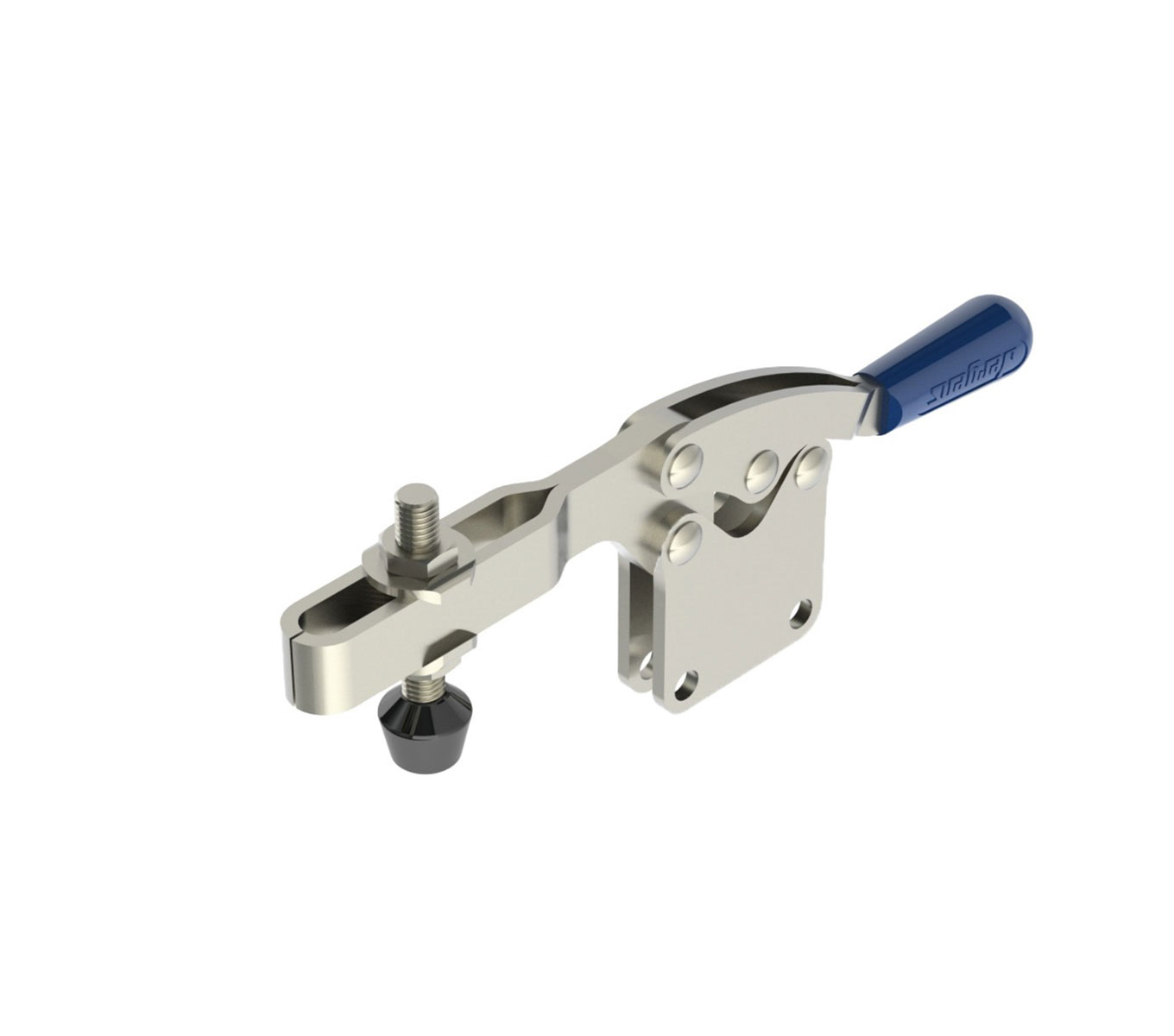 Jergens 70025 | 63 Degree Handle Moves 760 lbs Holding Capacity T-Handle Horizontal U-Bar Toggle Clamp
