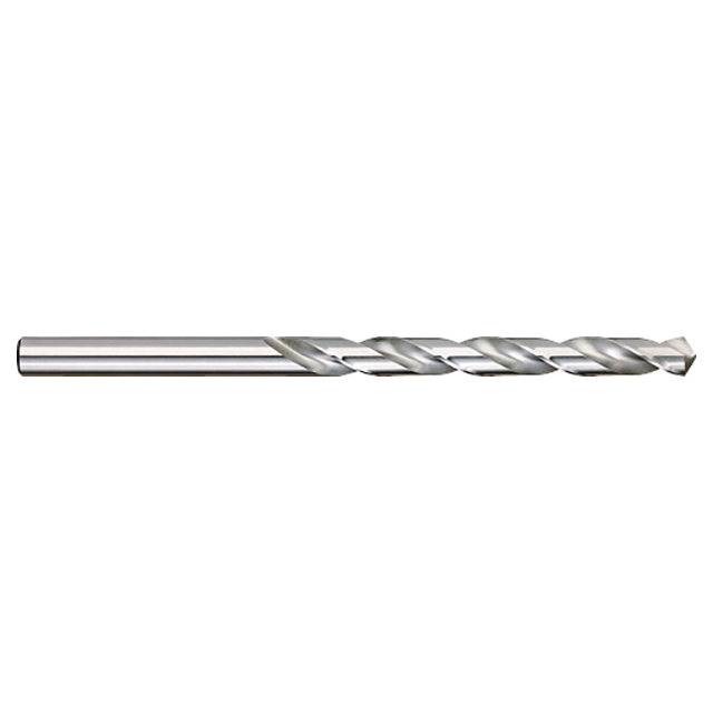 Titan USA CD66608 | 0.2500" Diameter x 0.2500" Shank x 8.0000" OAL 2 Flute Bright Coated High speed steel Extra Long Drill Bit