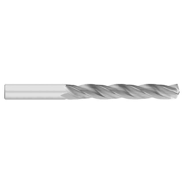 Titan USA TC20278 | 0.1719" Diameter x 0.1719" Shank x 2.7500" OAL 3 Flute Uncoated Carbide Screw Machine Length Drill Bit
