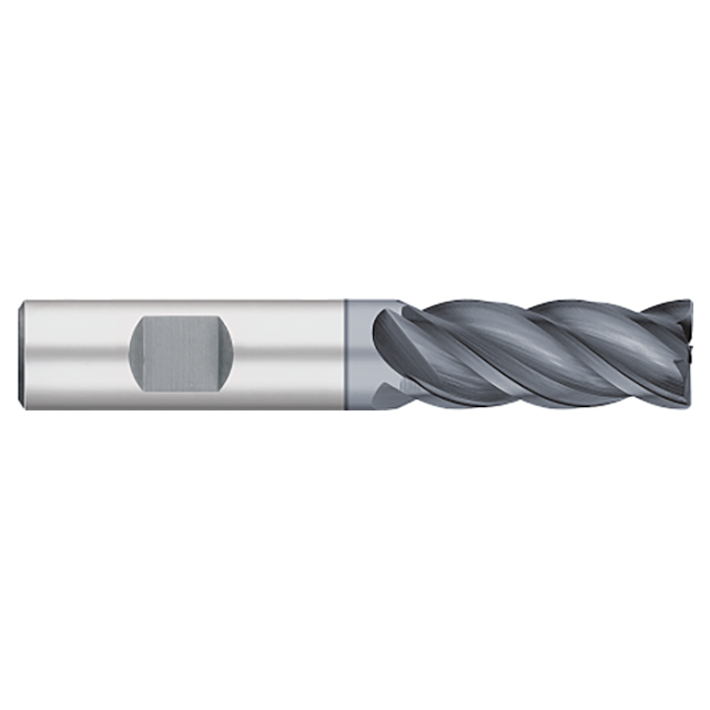Titan USA TC21112 | 0.5000" Diameter x 0.5000" Shank x 3.0000" OAL x 0.0200" Corner Radius 4 Flute ALCRO-MAX Coated carbide Corner Radius End Mill