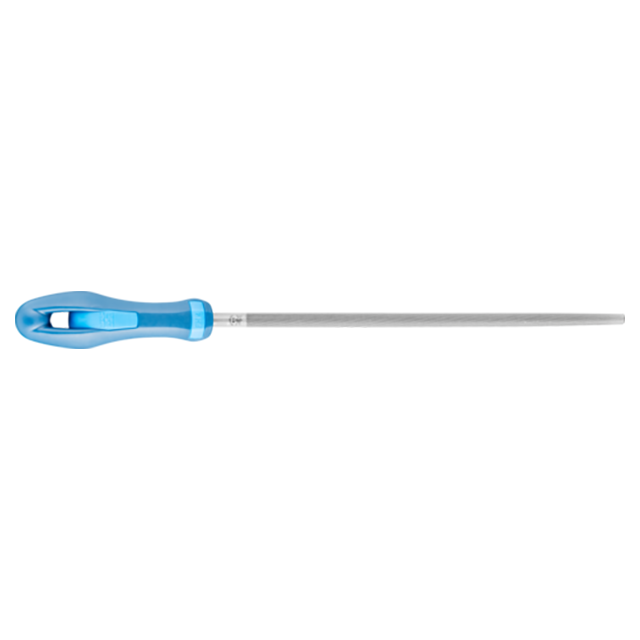Pferd 11214258 | 11072P 3/8" Diameter x 10" Length 3 Cut Aluminum Round American-Pattern File