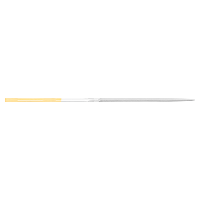 Pferd 12474182 | 15221 5/32" Diameter x 5/32" Shank x 7" Length Three square Needle Swiss-Pattern File