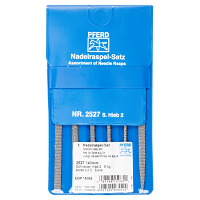 Pferd 12799020 | 15065 5-1/2" Length 2 Cut Plastic Needle Rasp Set