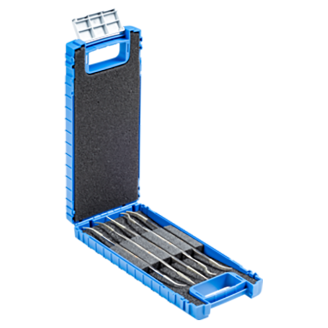 Pferd 15816242 | 4080 6" Overall Length D126 Grit Riffler File Set