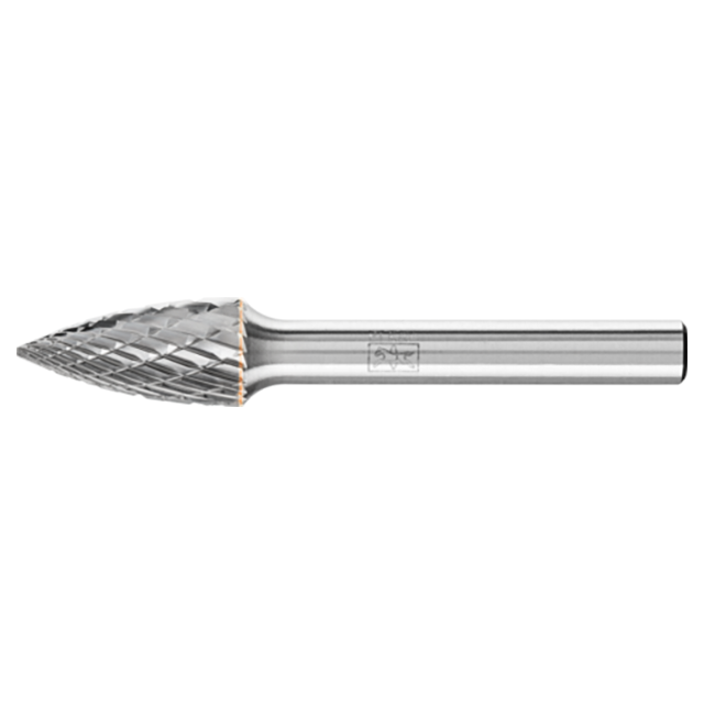 Pferd 21722294 | 22294 3/8" Diameter x 1/4" Shank x 2-1/2" OAL x 3/4" LOC Annealed cast iron Burr