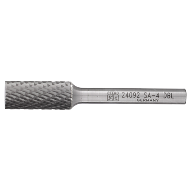 Pferd 21724092 | 24092 7/16" Diameter x 1/4" Shank x 2-3/4" OAL x 1" LOC Annealed cast iron Burr