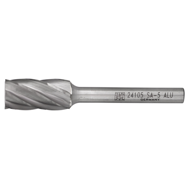 Pferd 21724105 | 24105 1/2" Diameter x 1/4" Shank x 2-3/4" OAL x 1" LOC Aluminum Burr
