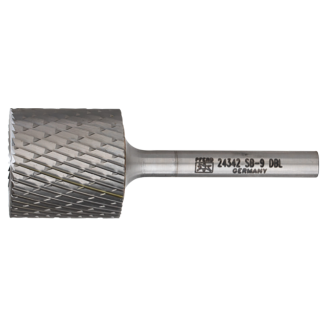 Pferd 21724342 | 24342 1" Diameter x 1/4" Shank x 2-3/4" OAL x 1" LOC Annealed cast iron Burr