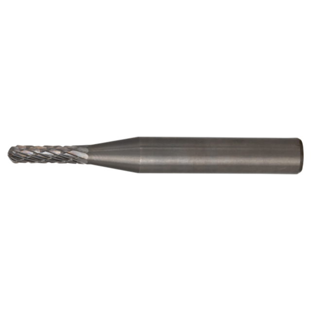Pferd 21724352 | 24352 1/8" Diameter x 1/4" Shank x 1-15/16" OAL x 1/2" LOC Annealed cast iron Burr