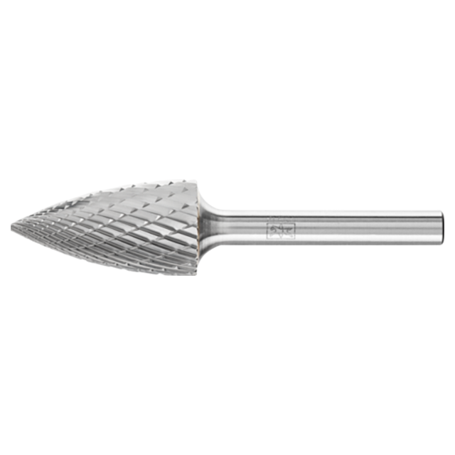 Pferd 21724832 | 24832 5/8" Diameter x 1/4" Shank x 2-3/4" OAL x 1" LOC Annealed cast iron Burr
