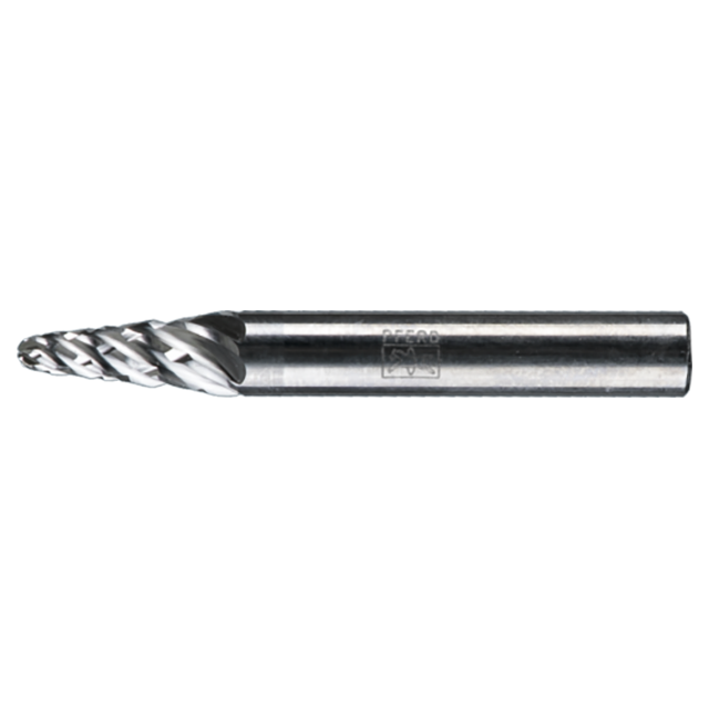 Pferd 21725138 | 25138 1/4" Diameter x 1/4" Shank x 1-15/16" OAL x 5/8" LOC Case-hardened steels Burr