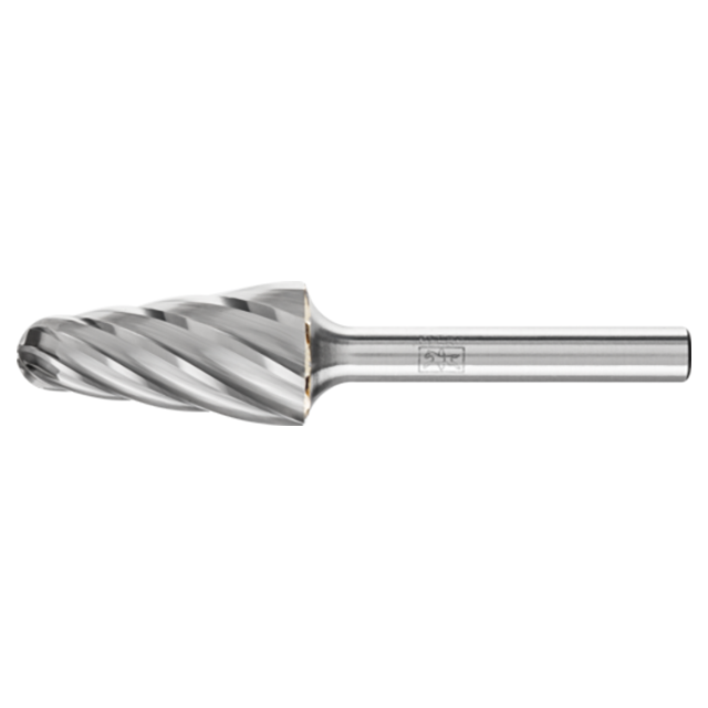Pferd 21725185 | 25185 5/8" Diameter x 1/4" Shank x 3-1/4" OAL x 1.3125" LOC Aluminum Burr