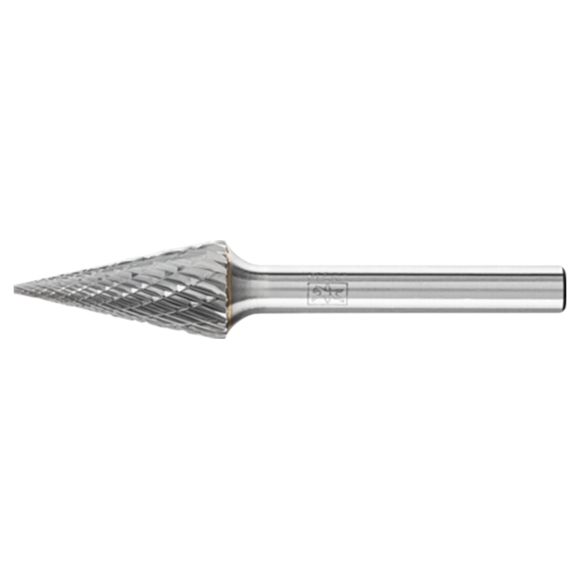 Pferd 21725252 | 25252 5/8" Diameter x 1/4" Shank x 2-15/16" OAL x 1.1250" LOC Annealed cast iron Burr
