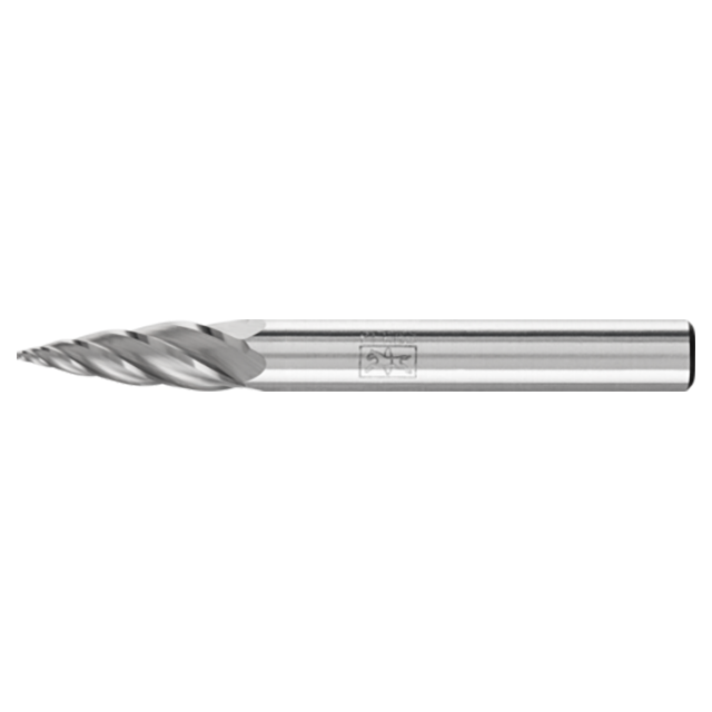 Pferd 21725653 | 25653 1/4" Diameter x 1/4" Shank x 1-15/16" OAL x 5/8" LOC Aluminum Burr