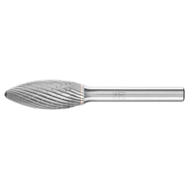 Pferd 21725659 | 25659 1/2" Diameter x 1/4" Shank x 3" OAL x 1.2500" LOC Aluminum Burr