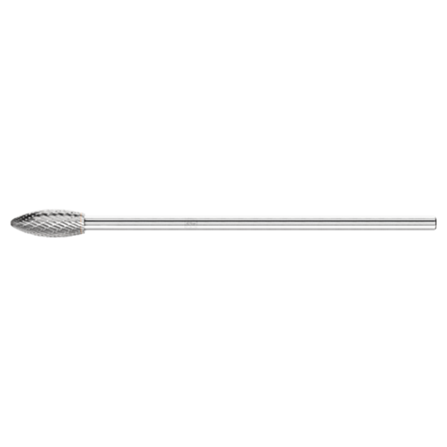 Pferd 21726172 | 26172 1/2" Diameter x 1/4" Shank x 7-1/4" OAL x 1.2500" LOC Annealed cast iron Burr