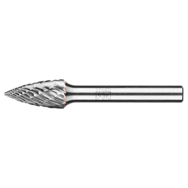 Pferd 21728015 | 28015 3/8" Diameter x 1/4" Shank x 2-1/2" OAL x 3/4" LOC Annealed cast iron Burr