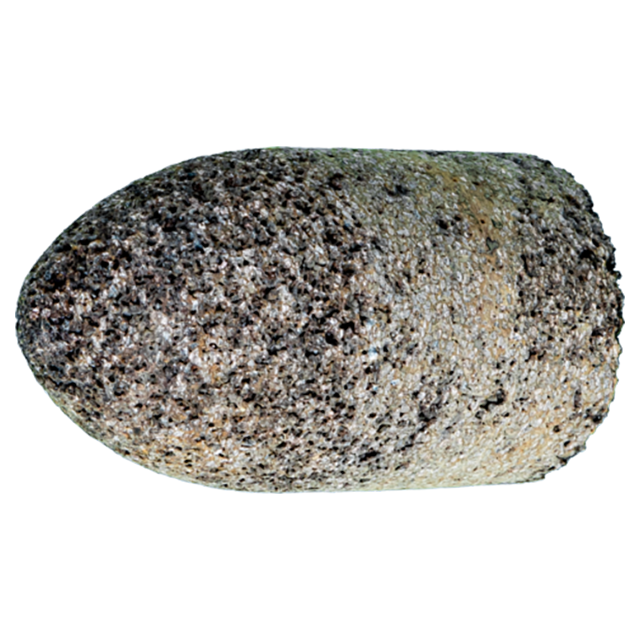 Pferd 39008689 | 61826 5/8"-11 Thread x 3" Width 16 Grit Cast iron Abrasive Cone